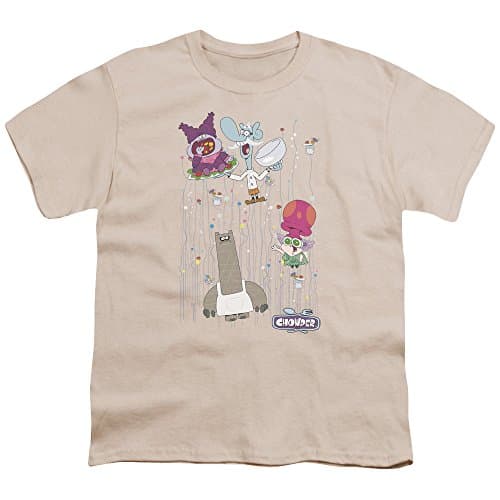 Trevco Chowder-Dots Collage - Short Sleeve Youth 18-1 Tee - Cream44; Medium