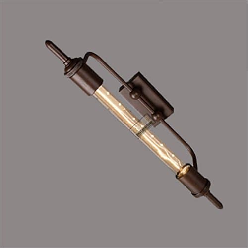 JinRou Loft industrial retro American wall lights creative personality manually antique rusty bow iron lamps ,50cm