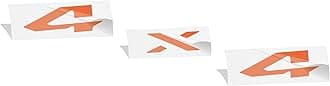 Reflective Concepts 4x4 Emblem Overlay Decal Sticker -Fits: 2019-2026 Ram, NOT for Classic - (Color: Reflective Orange)