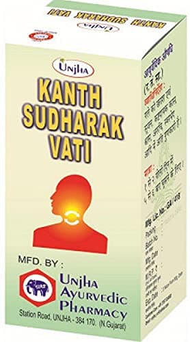 The Unjha Pharmacy Kanth Sudharak Vati (10 gm, Pack of 4)