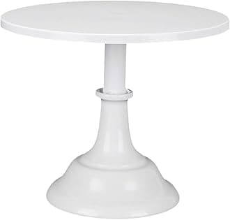 10 inch Cake Stand Round Cupcake Stands Metal Dessert Display Cake Stands Metal Cake Pedestal Snack Tray Baking Party Supplies Centerpiece Cake Trays Display for Party Wedding