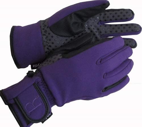 Ryda Ladies Softshell Waterproof Fully Lined Yard Gloves Winter Horse Riding