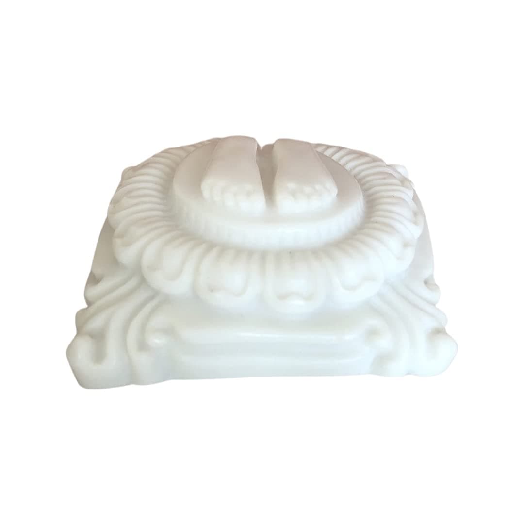Sai Baba Charan Padukas - White Marble