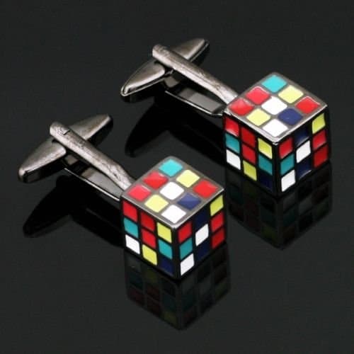 Allan Collection : Cubic Men's Wedding Cuff Link