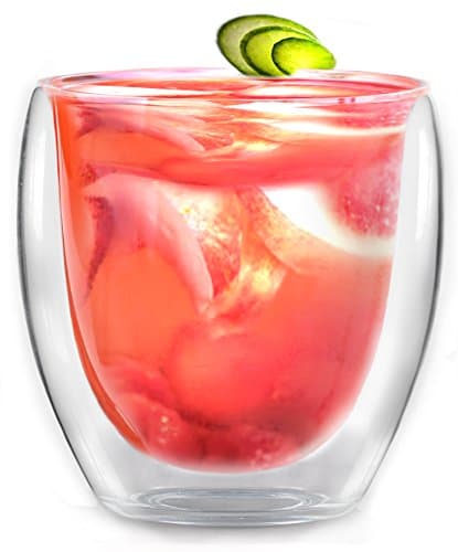 SALE! Double Wall Glasses 8.5 oz -Great For Coffee, wine, beer, whiskey, Or Any Hot Or Cold Drinks