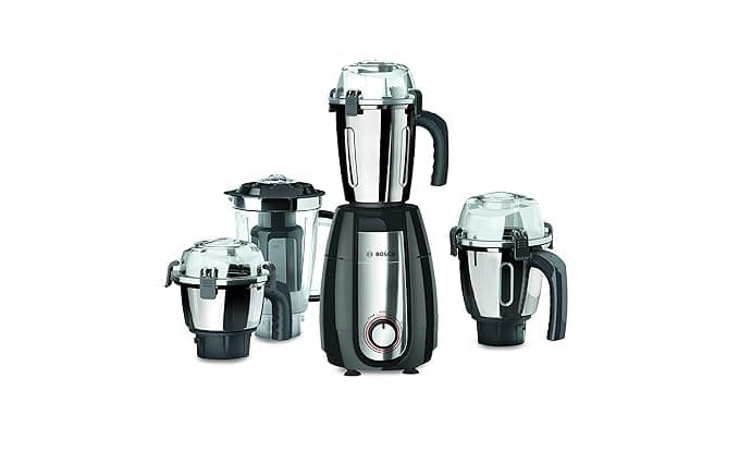 BOSCHTrue Mixx 1000 Watt Mixer Grinder Set, 4 Jars, Black