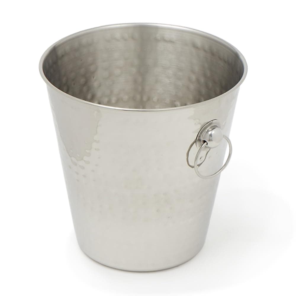 Home Basics IB44569 Champagne Bucket Hammered, Silver