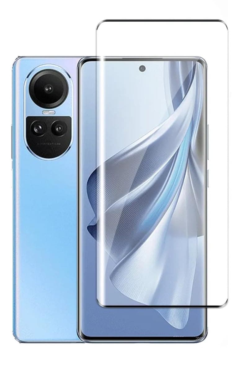 ZubitechScreen Protector for OPPO Reno 10 / Reno 10 Pro 5G Tempered Glass Screen Protector 9H Hardness Anti Fingerprint Scratch Resistance for OPPO Reno 10 / Reno 10 Pro 5G