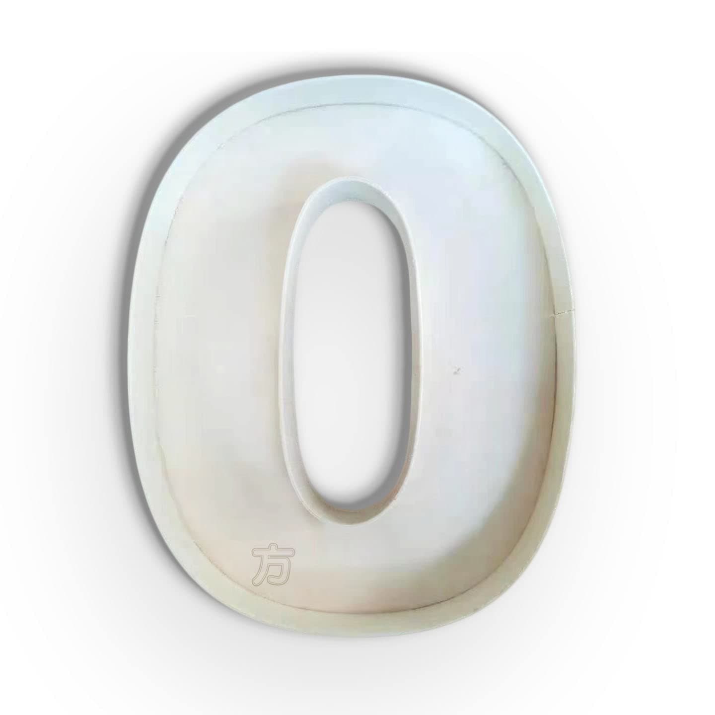 FNB Handmade fillable Numbers Box 0, DIY Decorative Fillable Numbers Tray 0-9