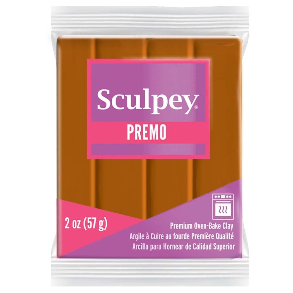 Sculpey Premo Polymer Clay (2 Ounces-Raw Sienna)
