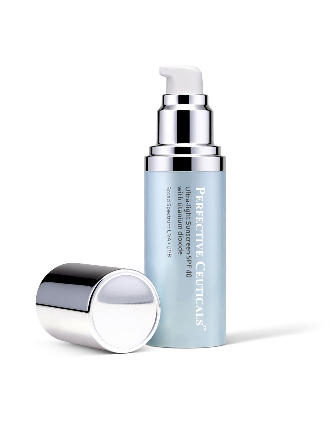 Non-comedogenic Sunscreen - Perfective Ceuticals Ultra-light Sunscreen SPF 40 with Titanium Dioxide