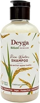 Deyga Rice Water Shampoo (220 ml) | Controls Frizz & Hair Fall | Deeply Cleanses Scalp | Strengthens Hair | Free from Paraben & Sulfate