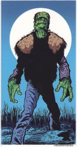 Ben Von Strawn Swampenstein Collectible Sticker