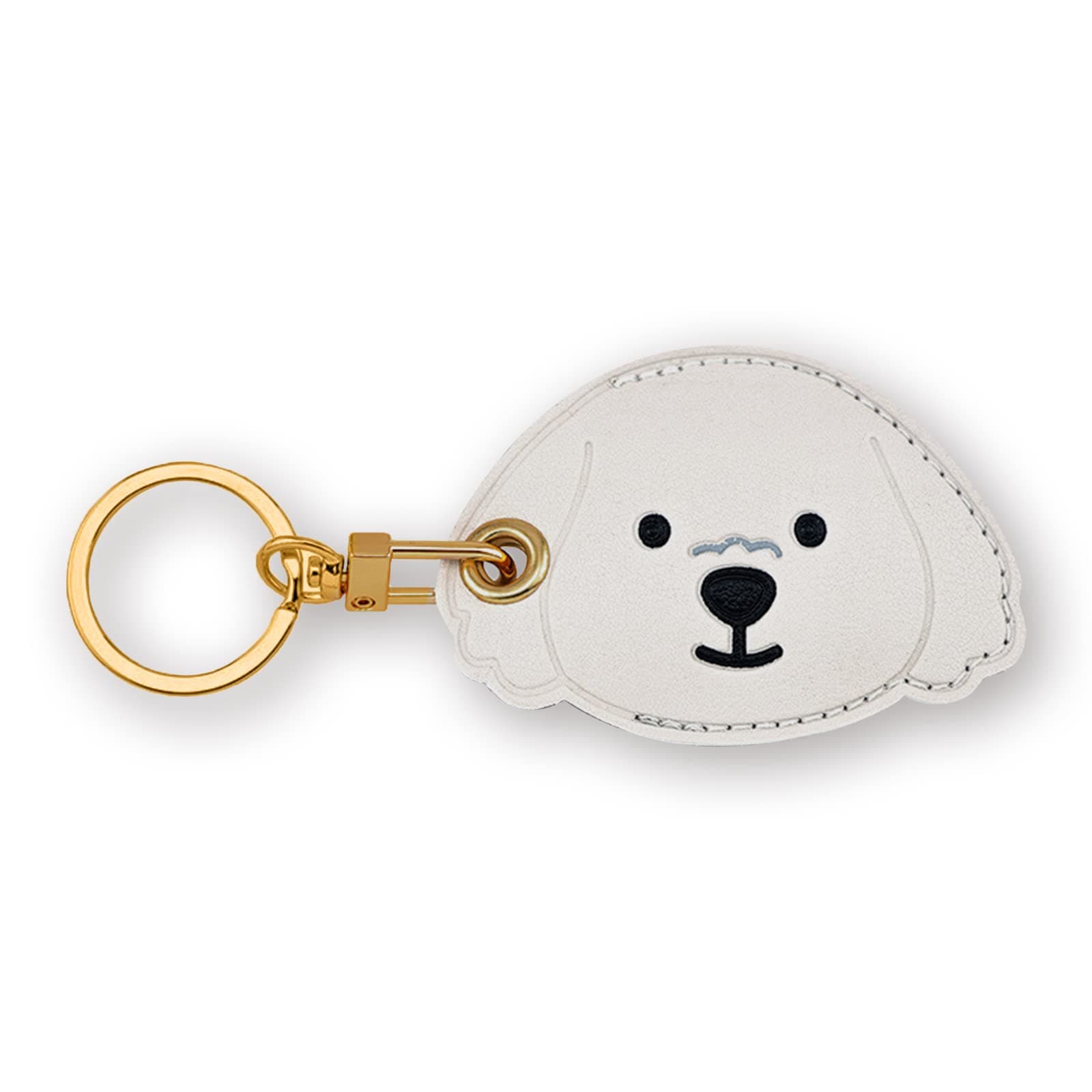 Leather Keychain Case Holder Compatible with Apple AirTag, GPS Airtag Keychain Finder Tracker with Key Ring, Anti-Scratch Protective Air Tag Cover