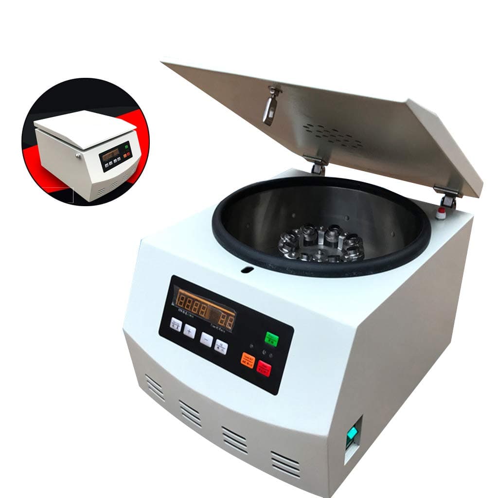 Laboratory Low Speed High Capacity Centrifuge 100ML*4/50ML*6 Angular Rotor Automatic Balance Centrifuge,24 * 10ML
