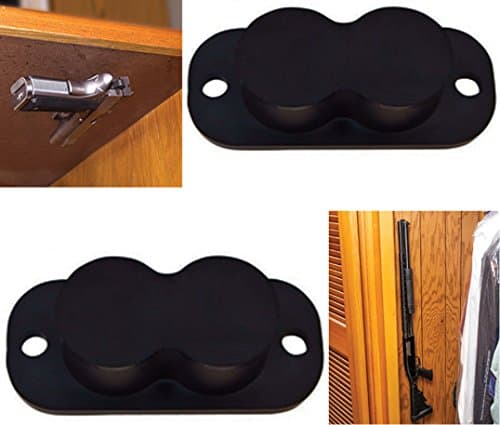 Safety Solutions for Gun Storage Pack of 2 Gun Magnet Concealed Rifle & Shotgun Magnetic Holder (2 Magnet Holders)