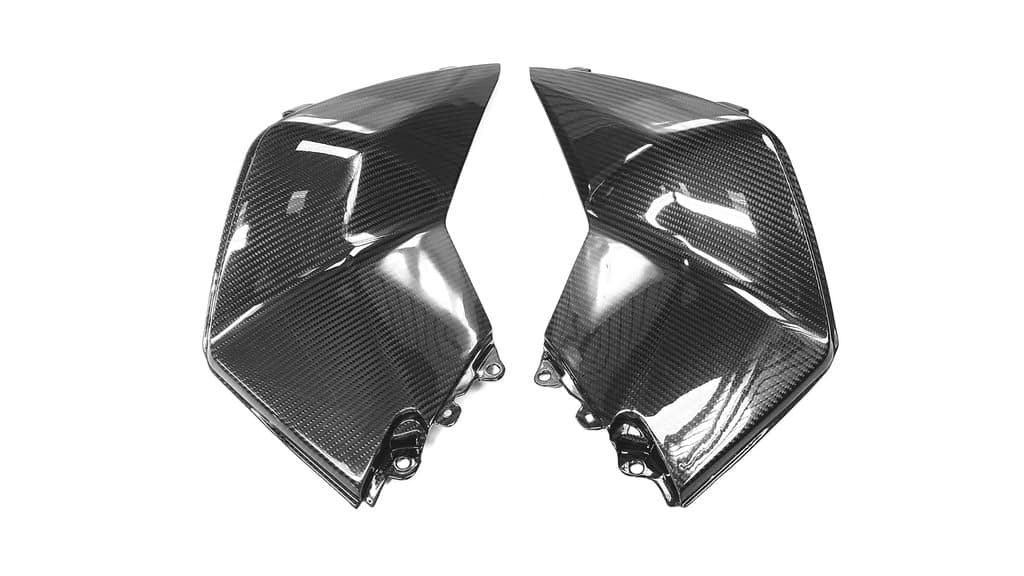 Replacement for Large Side Fairings, KTM Duke 200 125 390 (2012-2015), Carbon Fiber, 2x2 Twill Weave