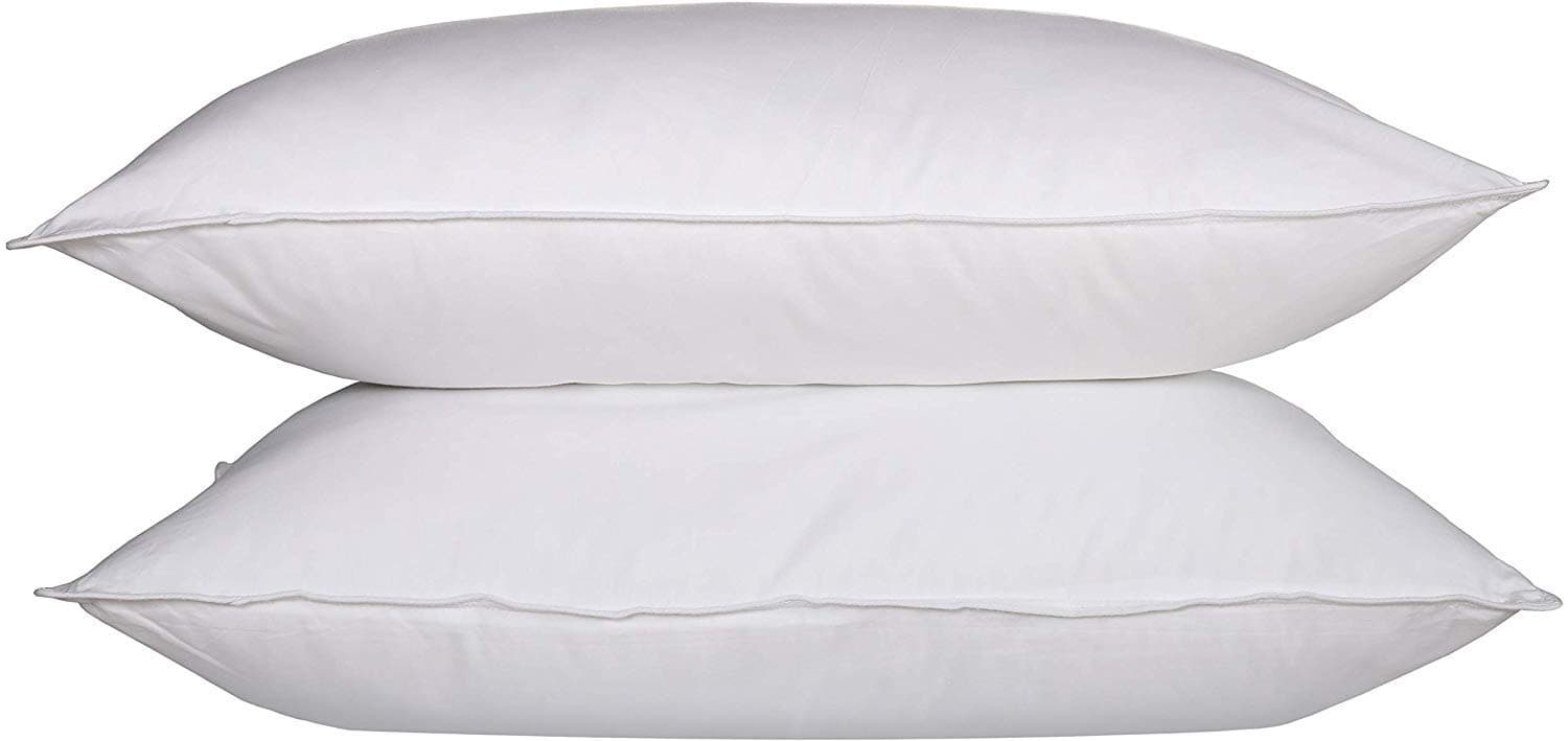 Adam Home Bed Pillows (2 Pack, Standard) Cotton Cover Pillow for Side and Back Sleeper, Hotel Collection Pillows, Down Alternative Pillow with Soft Premium Plush 3D hollowfiber Fill, Made In UK  LISTER CARTWRIGHT STRIPE HOLLOWFIBRE PILLOWS HOTEL QUALITY LUXURY PILLOWS 100% VIRGIN HOLLOW FIBRE BOUNCE BACK PILLOWS (Soft Support, Single (1 Pillow))  Kinder Fluff Toddler Pillow with Pillowcase Pink Bunny Design - 33x46cm Durable, Hypoallergenic & Machine Washable with Envelope Closure. Perfect for Toddler Cot, Kids Bed Set, Infant & Travel - Pink  2pk Pair Pillow DUCK Feather Down Continental Hypoallergenic White Cushions Square Insert Luxury Deluxe Best Hotel Quality Super Soft Warm and Cosy Anti Allergy Computer Construction, Self-fabric  Super Soft 100% Pure Virgin White Filling Hollow Fibre - Creative Fluffy Fill Pillows, Cushions, Teddy Bear and toys - Anti-Allergenic (250)