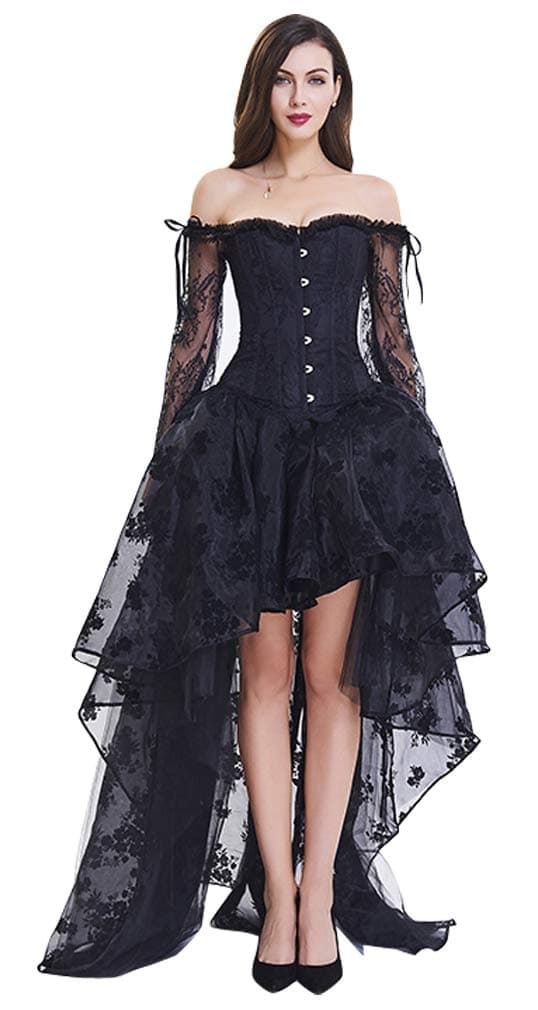 Kimring Victorian Off Shoulder Corset with Skirt