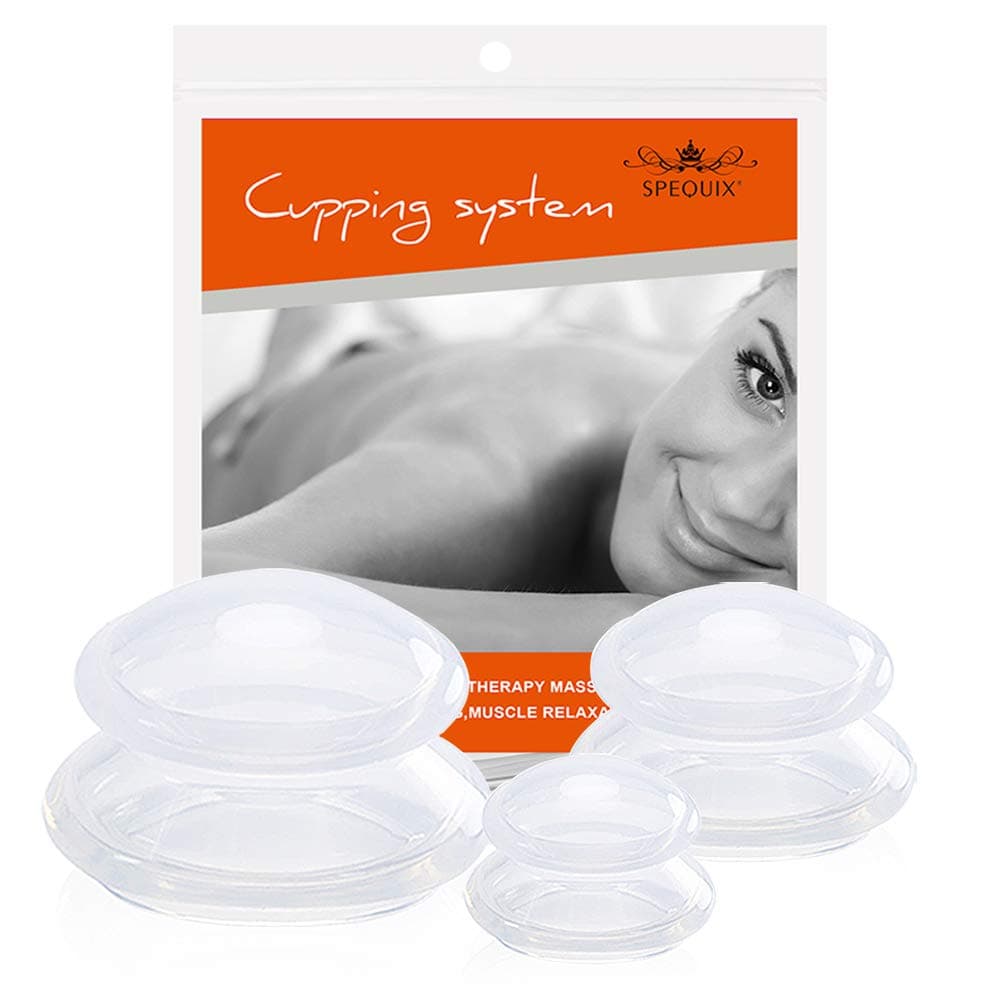 SPEQUIX 3 PCS Silicone Cup Cupping Therapy Massage Cupping Cups Weight Loss