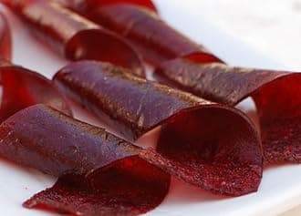 Fruit Leather Sour and Salty (Cornilian Cherry)