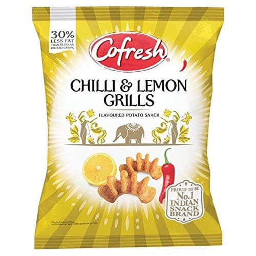 Cofresh Chilli & Lemon Potato Grills - 80g (0.17 lbs)
