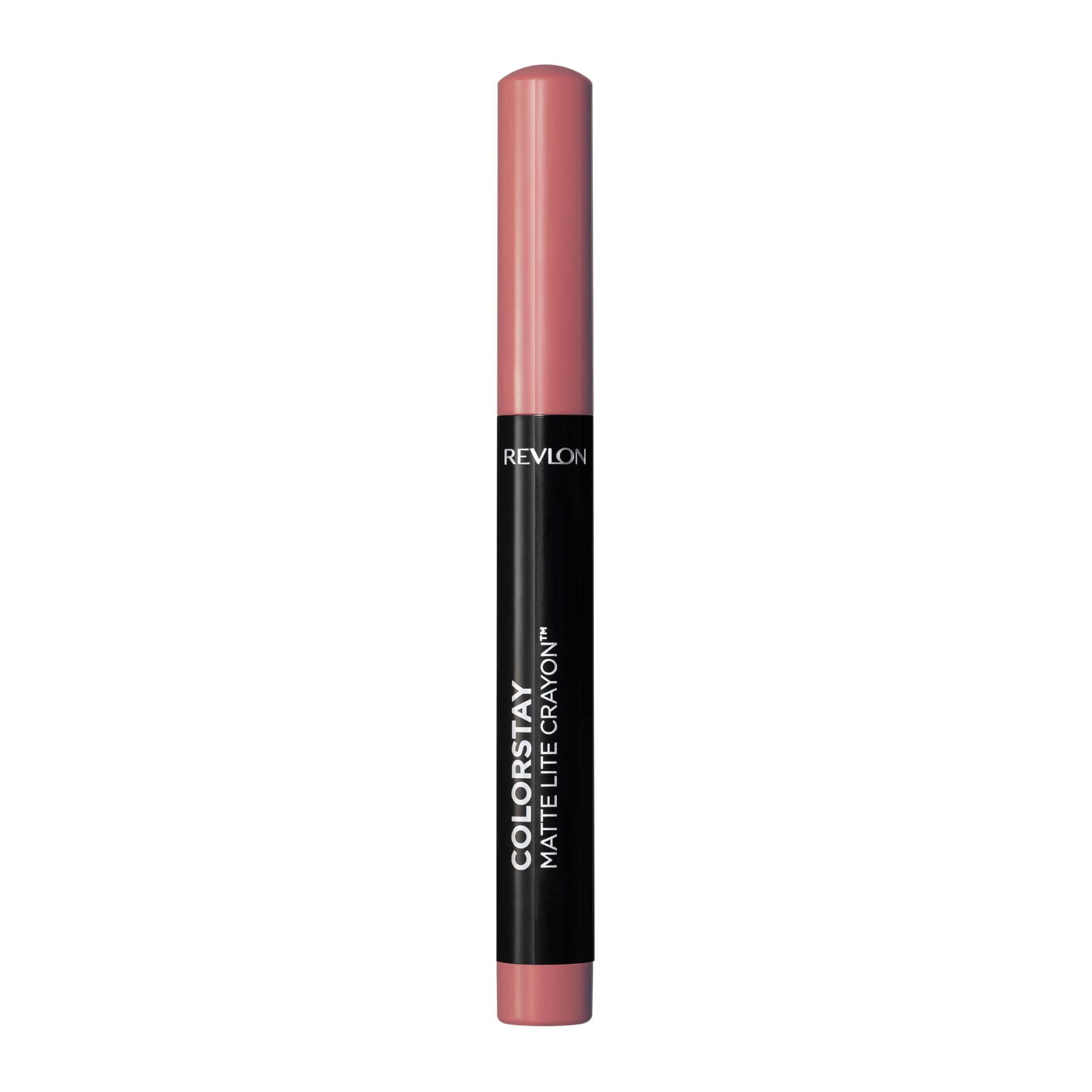 ColorStay Matte Lite Crayon Lipstick with Built-in Sharpener, Smudge-proof, Water-Resistant Non-Drying Lipcolor, 004 Take Flight, 0.049 oz