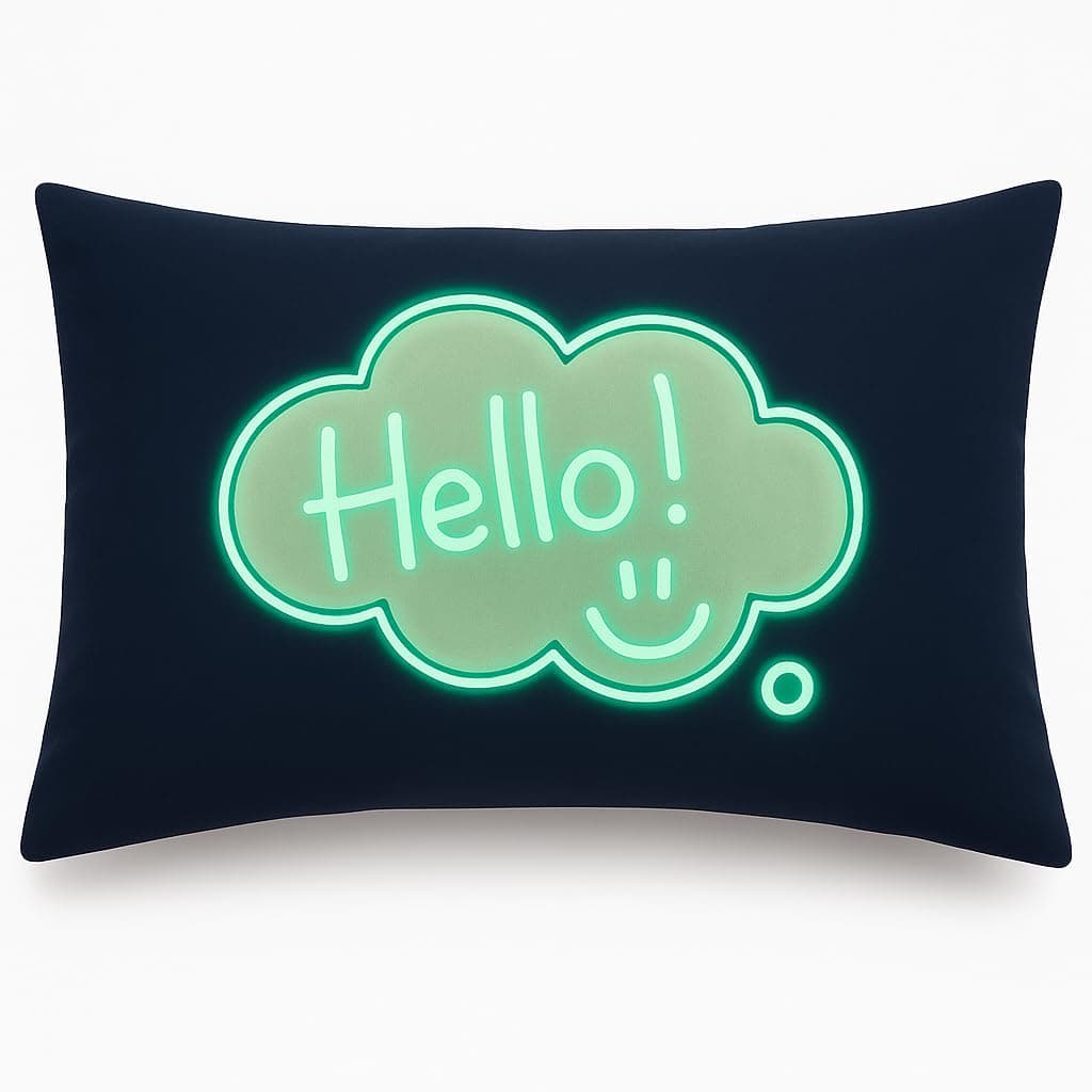 Illuminated Apparel Glow Sketch Interactive Glow in The Dark Pillowcase (Dream Cloud)