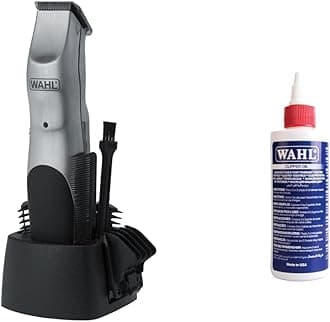 Wahl Groomsman Cord/Cordless Stubble & Beard Trimmer & Clipper Oil, Blade Oil for Hair Clippers, Beard Trimmers and Shavers, Lubricating Oils for Clippers, Maintenance for Blades, 118.3 ml