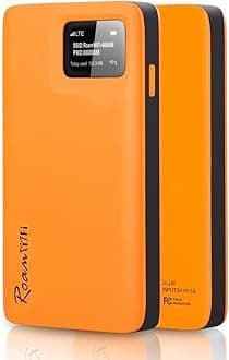 RoamWiFi R10 Mobile Wifi Router, No Contract Required, No Monthly Charges, Terminal Purchase Off, Shortest Same Day Use (Pocket wifi Main Unit + 50 GB of Japanese Data + 1 GB Global Data, 90 Day