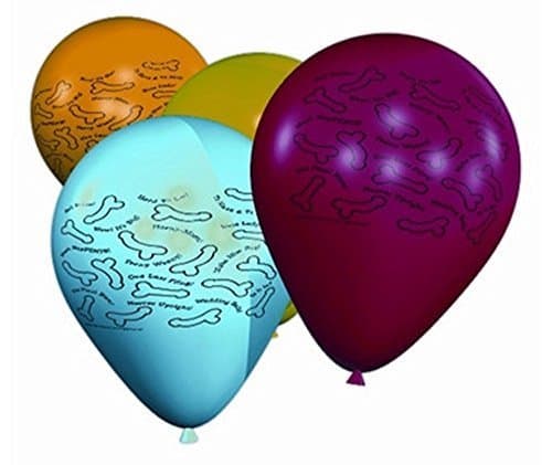 Risque Bachelorette Party 11-Inch Latex Balloons - 8 Count by Candy Prints