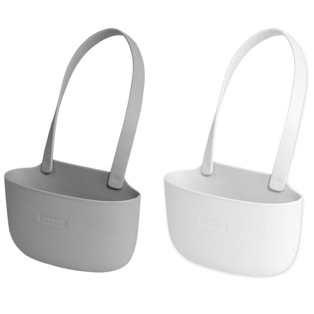 Gwolf Sponge Holder Kitchen Sink Sponge Holder Organiser Kitchen Sink Sponge Holder Basket Sink Organiser for Kitchen Organiser Kitchen Utensil Holder