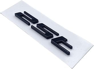 Letter Emblem Chrome Glossy Black ABS 3.0 5.0 V6 V8 20T 25T 30T 35T Fit for Jaguar XJ F-Type F-PACE E-PACE Badge Trunk Logo(Glossy Black 25T)