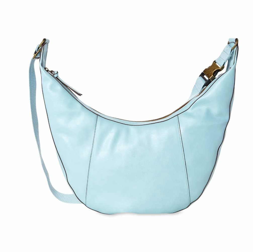 Marcella Hobo Bag, Dimensions: 14.75”W x 10.9” H x 3.5” D, Blue, 14.75”W x 10.9” H x 3.5” D