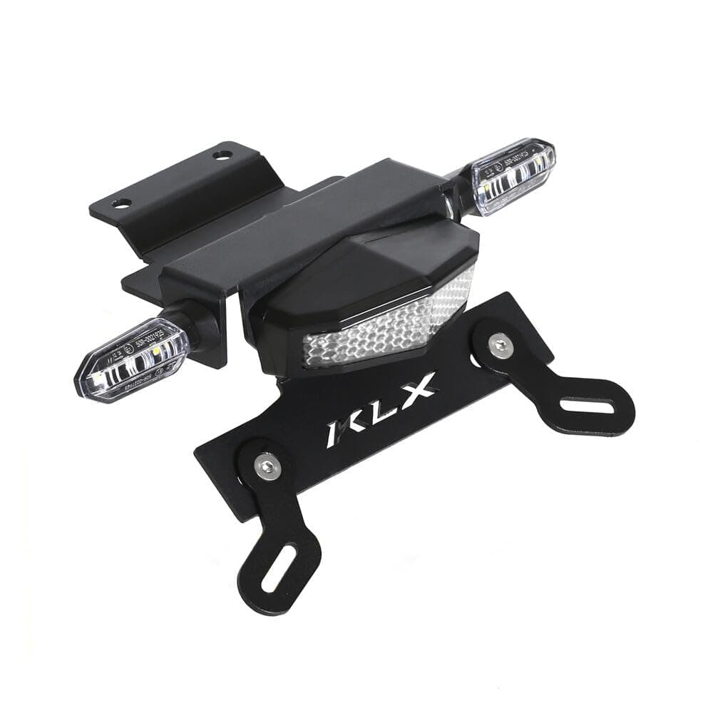 LED Brake Tail Light LED Indicator Turn Signal Blinker Compatible with KLX230 KLX230R KLX230SM KLX230SE KLX230S 2020-2024, Tail Tidy License Plate Holder Fender Eliminator (Clear)