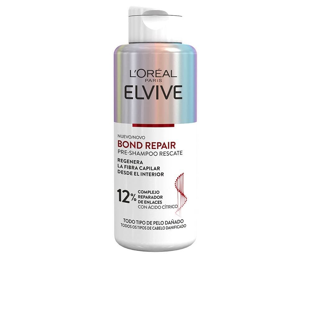 L'Oréal Paris Elvive Bond Repair Pre-Shampoo, Rescue Routine of Deep Reconstruction, Repair Treatment for Damaged Hair, 98% Less Break