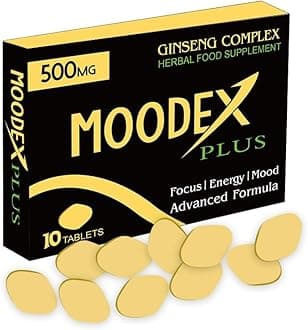 Plus 500MG | Stronger | Longer | Harder | Performance | Extra Strength Enhancing Pills, Stamina Endurance Booster Supplement Pills for Men | 10 Ginseng Powerful LIBIDO Booster Tablets for Men