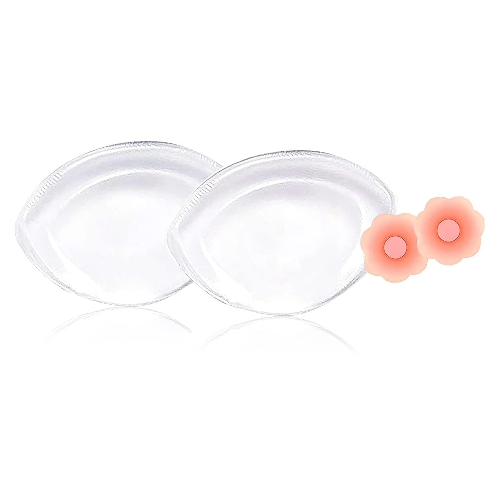 Silicone Bra Inserts Breast, Bra Pads Inserts Clear Enhancers Gel Bra Push Up Pads for Women