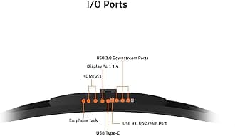 GIGABYTE M32UC 32" 144Hz (160Hz OC) 4K UHD Curved Gaming Monitor, SS VA, 3840x2160 Display, 1ms Response Time (MPRT), 1x DisplayPort 1.4, 2x HDMI 2.1, 1x USB Type-C, 4x USB 3.2
