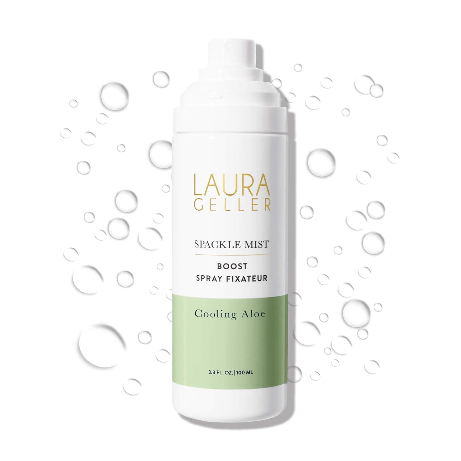 LAURA GELLER Spackle Mist Boost with Cooling Aloe - Long-Lasting Dewy Skin Makeup Setting Spray