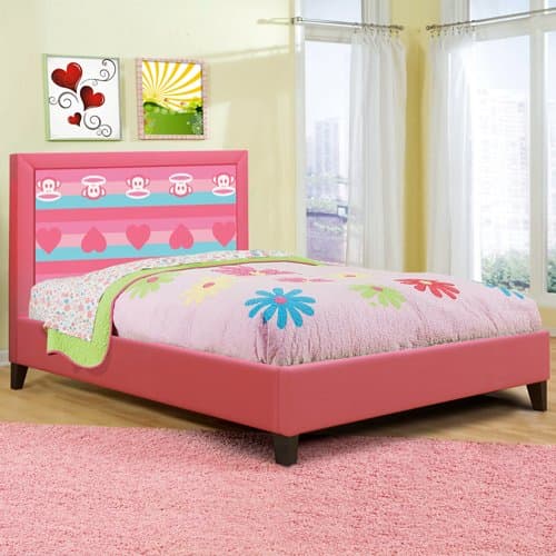 PAUL FRANK FULL HEARTS BED PINK