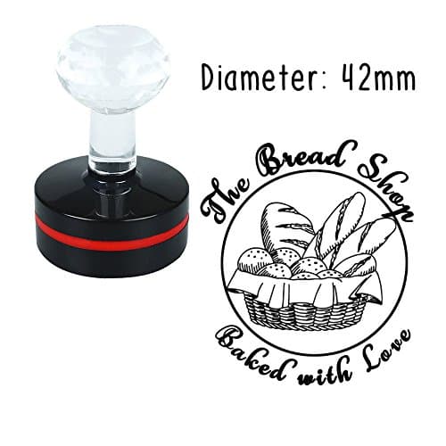 Personalized Bread Bakery Shop Business Stamp Custom Rubber Stamp Great for bakeshop