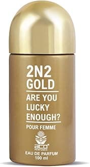 ACO 2N2 Gold Perfume For women,Long Lasting Fragrance, Premium Scent 100 ML