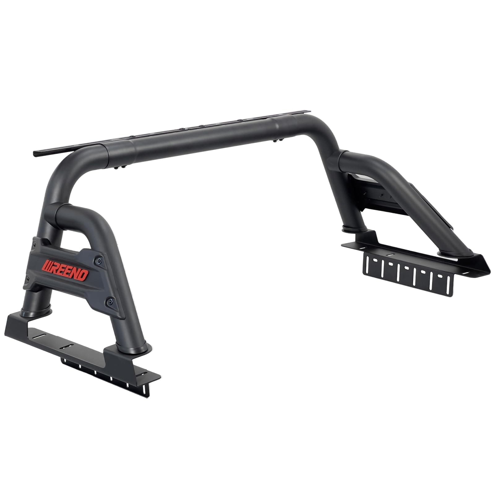 Roll Bar for Pickup Truck/Compatible with Mid Size Trucks (Tacoma,Ford Ranger, Colorado, Canyon,Nissan Frontier) Light Mount/Adjustable Sport Roll Bar (No Drilling) Fine Textured Black