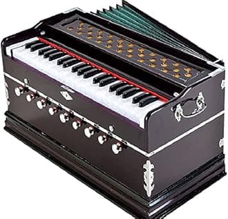Best Harmonium 9 Stopper, Chudidaar Bellow, 42 key, Two reed, Bass Male, Harmonium with Cover