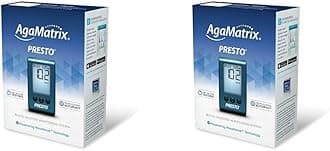 AgaMatrixPresto Blood Glucose Meter (Pack of 2)