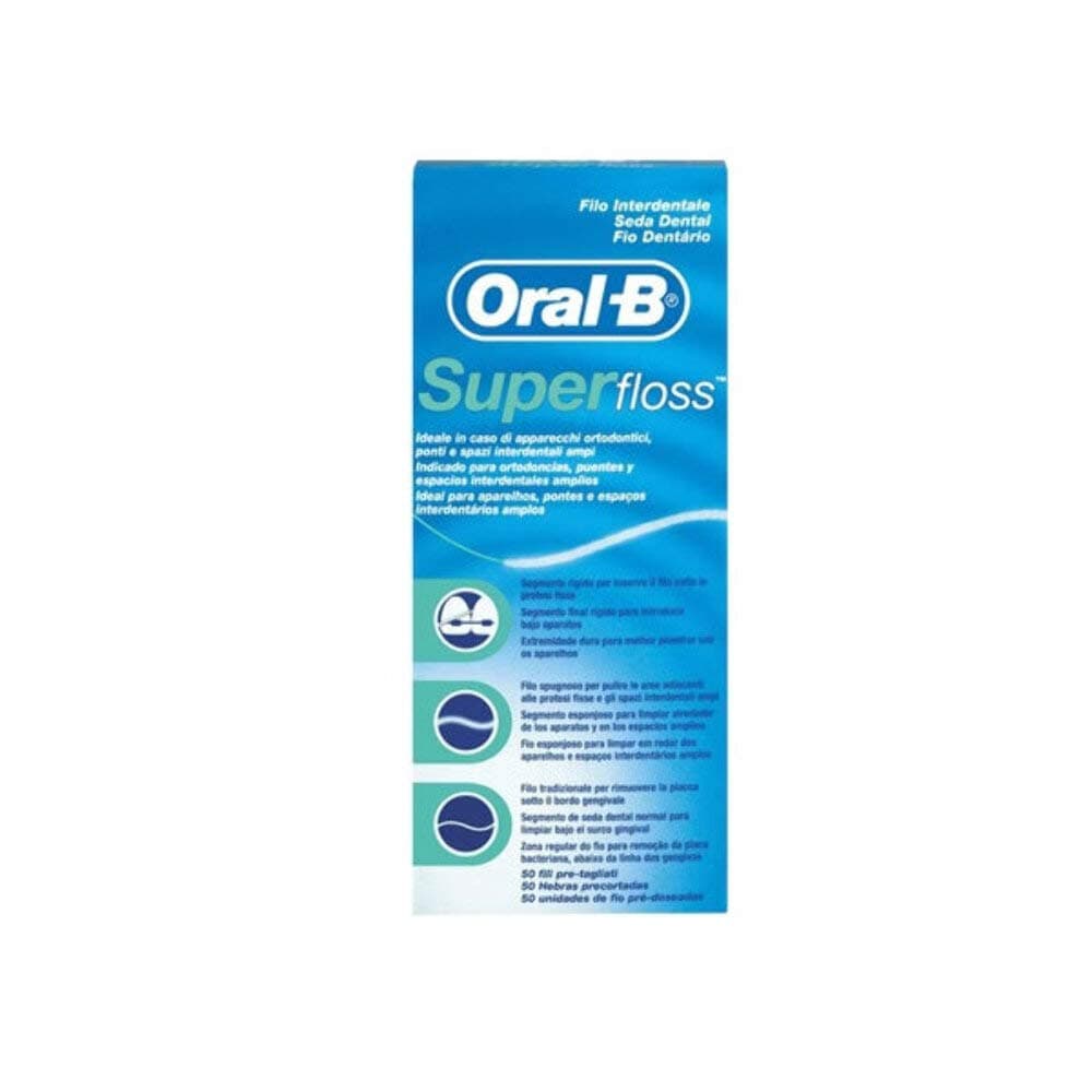 Oral-B Super Floss, Pack of 50