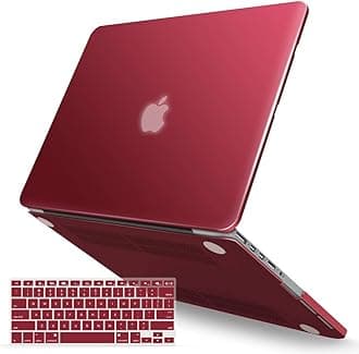 IBENZER Compatible with MacBook Pro 15 Inch Case 2015 2014 2013 2012 A1398, Hard Shell Case with Keyboard Cover for Old Version Apple Mac Pro Retina 15, Wine Red, R15WR+1
