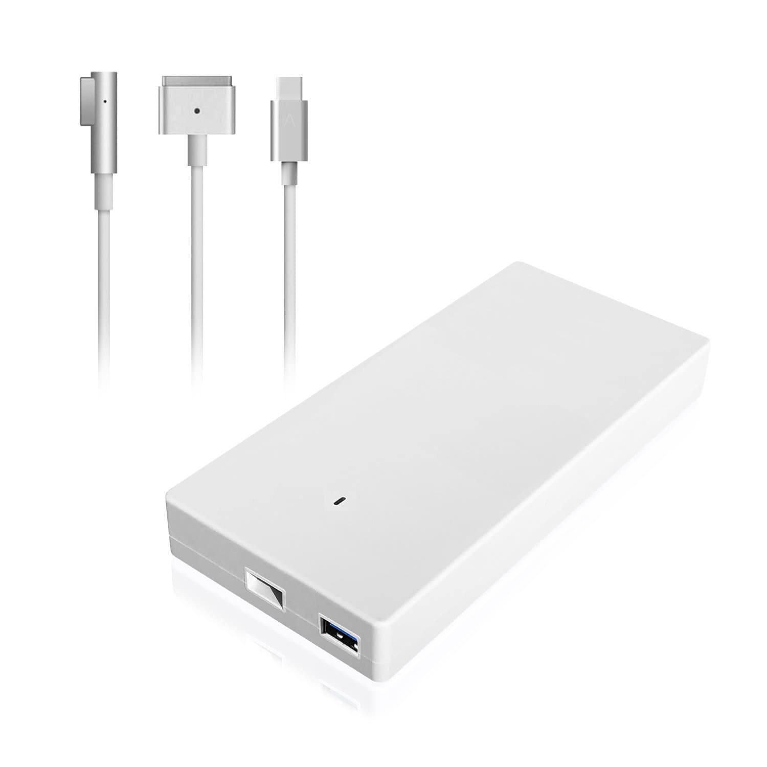 Abyone Slim 85W 3 in 1 Magsafe Charger replace all Apple MacBook Pro Charger MacBook Air Charger, Apple Magsafe 2 Charger, Magsafe or New Macbook Charger Adapter, USB Port Charge Tablet or Smartphones