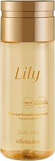 O Boticário Lily Scented Body Oil, Lightweight and Fast Absorbing Moisturizing Body Oil, 5 Ounce